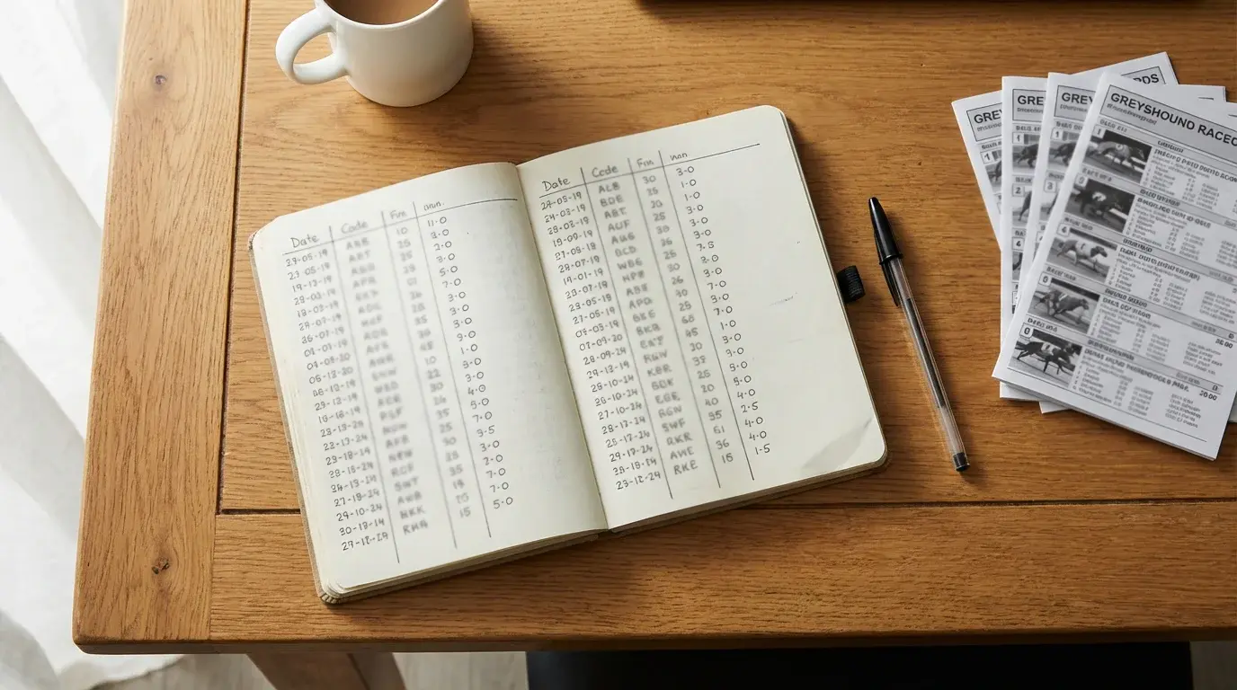 Greyhound betting strategy with bankroll management and discipline